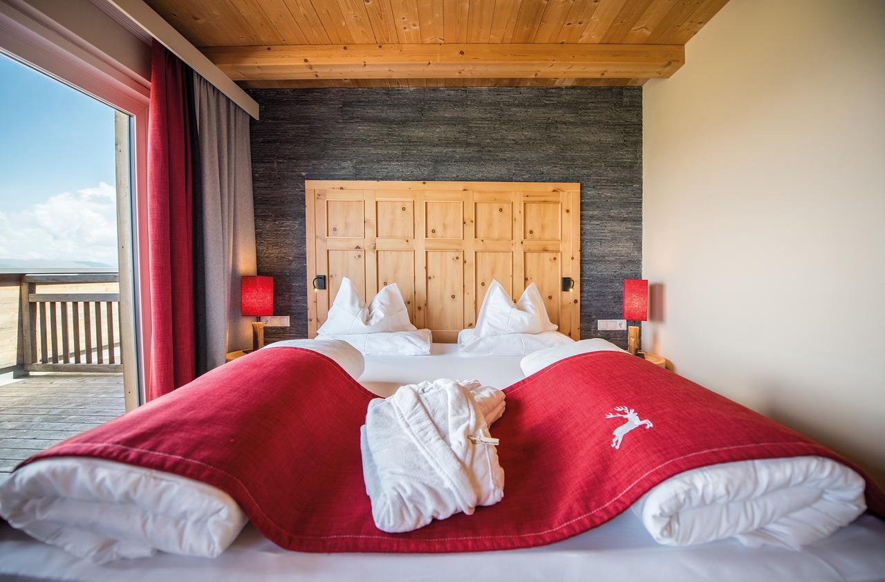 Hotel Goldknopf Alpe Di Siusi Exterior foto